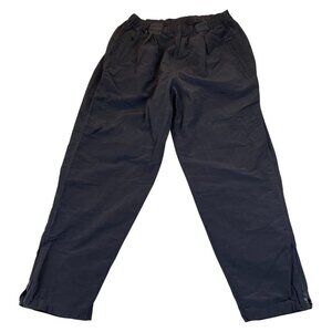 L.L. Bean Mens Athletic Pants 31 Straight Ankle Zip Outdoor Hiking Casual Black